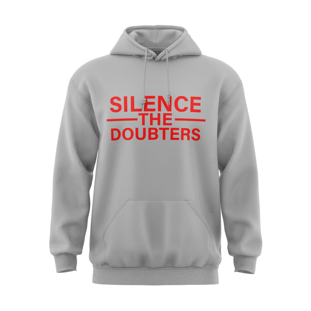 SILENCE LARGE LOGO FLEECE HOODIE