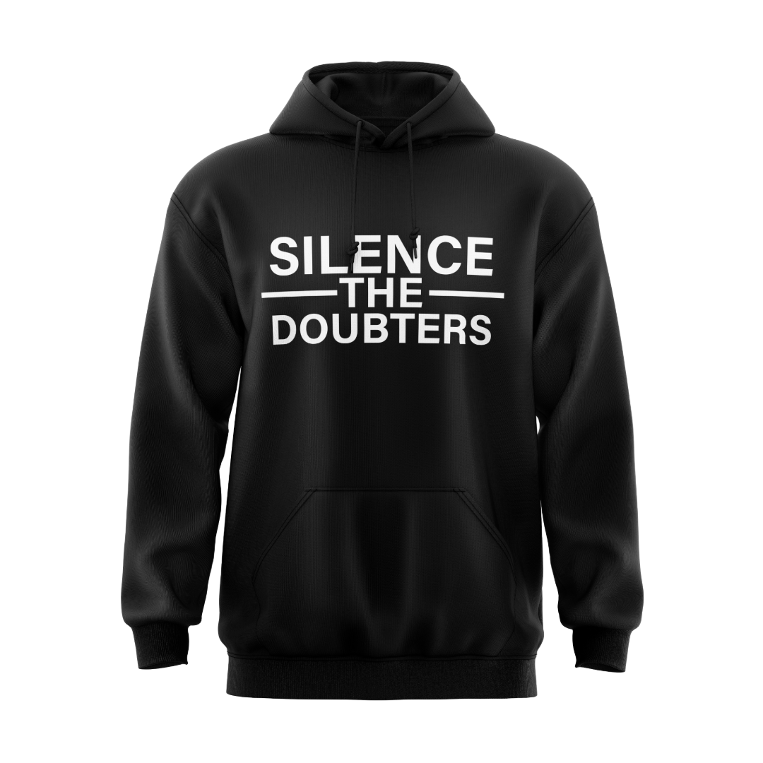 SILENCE LARGE LOGO FLEECE HOODIE