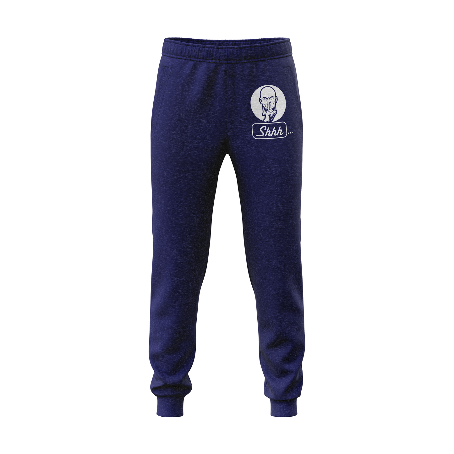FLEECE JOGGERS SHH GUY (Logo is smaller on actual garment)