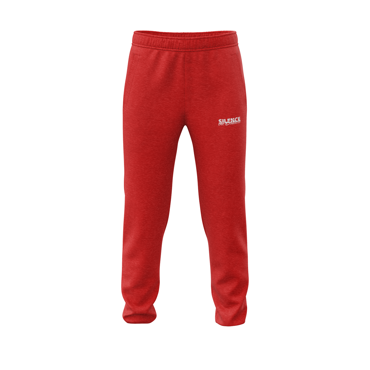 SILENCE OPEN HEM FLEECE JOGGER SLASH FONT