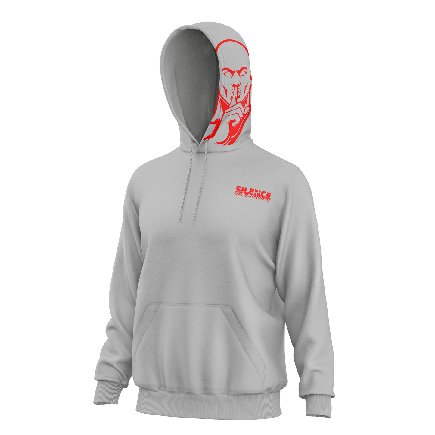 Side Logo Shh Fleece Hoodie/Slash chest logo