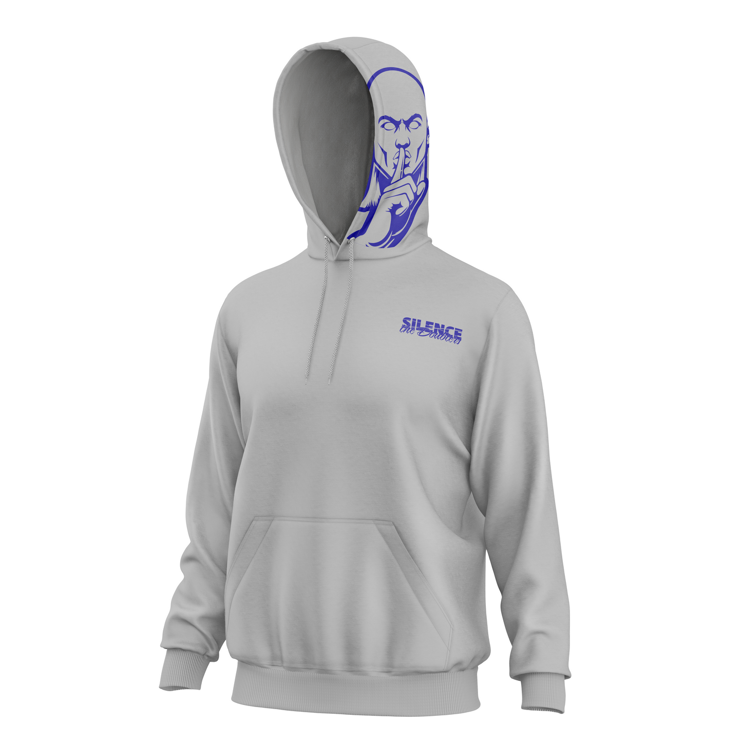 Side Logo Shh Fleece Hoodie/Slash chest logo