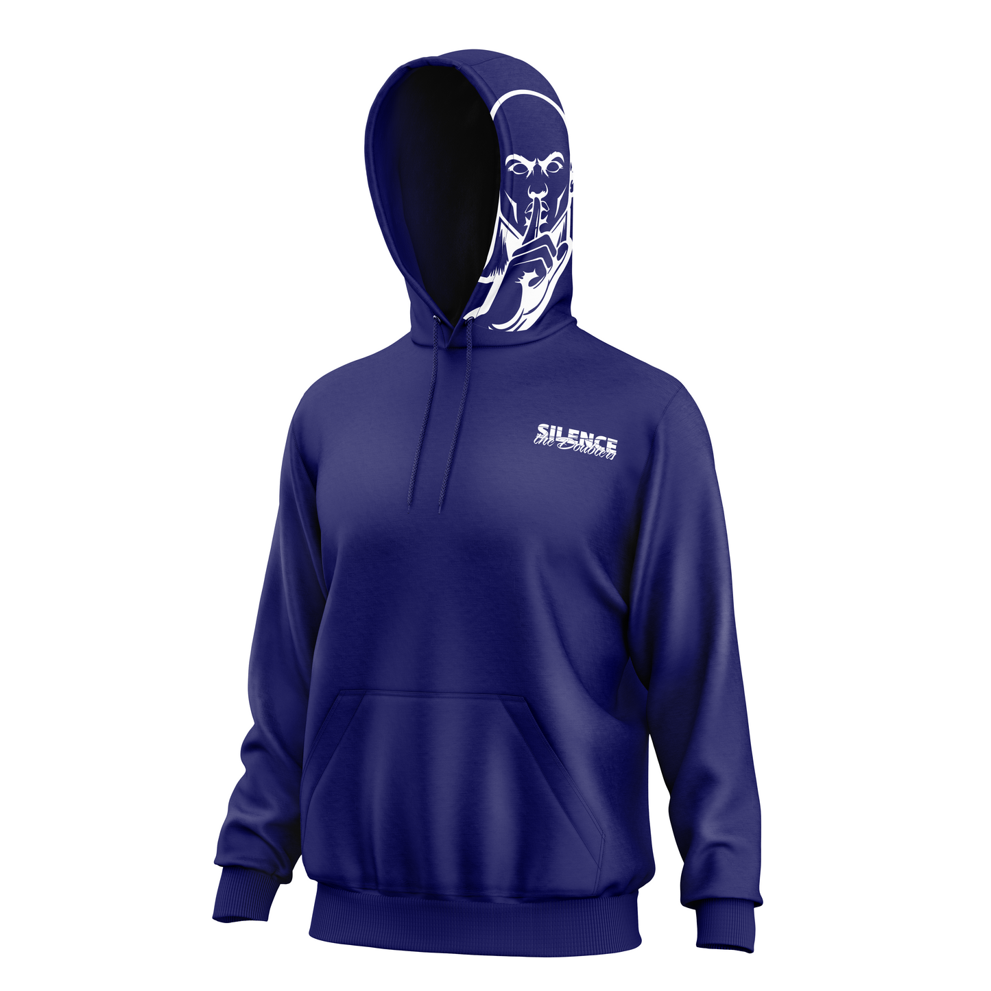 Side Logo Shh Fleece Hoodie/Slash chest logo