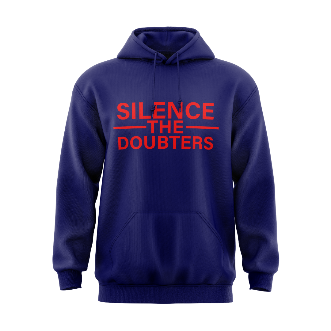 SILENCE LARGE LOGOFLEECE HOODIE